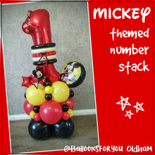 Load image into Gallery viewer, THEMED Single Number Stack - MICKEY RED