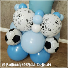 Load image into Gallery viewer, THEMED Number Stack - FOOTBALL MATTE LIGHT BLUE