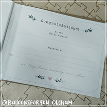 Load image into Gallery viewer, Wedding Guest Book Hessian