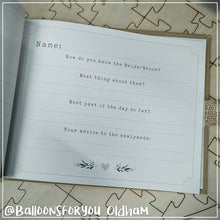 Load image into Gallery viewer, Wedding Guest Book Hessian