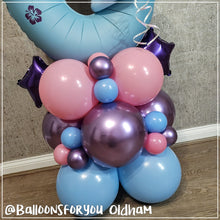 Load image into Gallery viewer, THEMED Number Stack STITCH - Pastel Blue