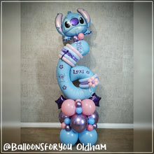 Load image into Gallery viewer, THEMED Number Stack STITCH - Pastel Blue