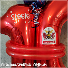 Load image into Gallery viewer, Double Number Stack THEMED Rugby - RED Age 10 upwards