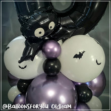 Load image into Gallery viewer, THEMED Single Number Stack - BLACK WEDNESDAY ADDAMS