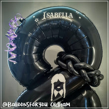 Load image into Gallery viewer, THEMED Single Number Stack - BLACK WEDNESDAY ADDAMS