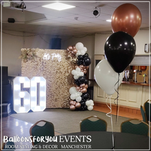 Load image into Gallery viewer, BACKDROP Party Package INC. HELIUM BALLOONS *SAVE up to £60! (Hire)