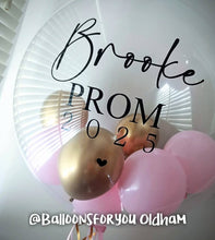 Load image into Gallery viewer, Deco Bubble 24" 'Prom 2026' - Personalised STANDARD colour lettering