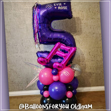 Load image into Gallery viewer, THEMED Number Stack - PURPLE K-POP Age 1-9