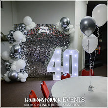 Load image into Gallery viewer, BACKDROP Party Package INC. HELIUM BALLOONS *SAVE up to £60! (Hire)