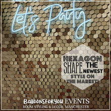 Load image into Gallery viewer, Luxury Shimmer Wall - Gold - NEW HEXAGON!