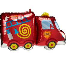 Load image into Gallery viewer, Supershape & Number Party Package - FIRE ENGINE