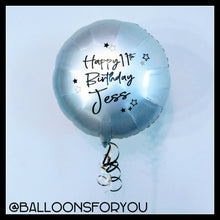 Load image into Gallery viewer, Personalised Round Balloon 18" (20+ colours)
