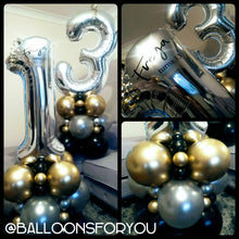 Load image into Gallery viewer, Single Number Stack - SILVER