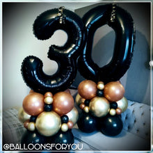 Load image into Gallery viewer, Single Number Stack - BLACK