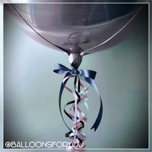 Load image into Gallery viewer, Orb Balloon 15" Pastel Pink - Personalised STANDARD colour lettering