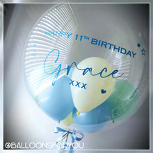 Load image into Gallery viewer, Deco Bubble 24" Clear - Personalised STANDARD colour lettering