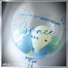 Load image into Gallery viewer, Deco Bubble 24" Clear - Personalised STANDARD colour lettering
