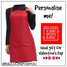 Load image into Gallery viewer, Adults Apron "The Secret Ingredient" (Personalised)