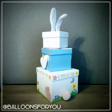 Load image into Gallery viewer, Easter Bunny Rabbit Stacker Plush Gift Box Set (3 Piece)