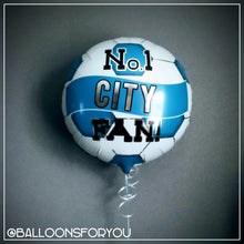 Load image into Gallery viewer, Football City Foil Helium Balloon 18"