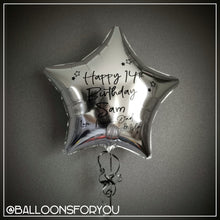Load image into Gallery viewer, Personalised Star Balloon 18" (20+ colours)