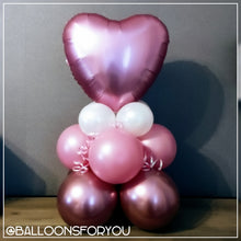 Load image into Gallery viewer, Personalised Table Display HEART (20+ colours)
