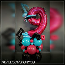 Load image into Gallery viewer, THEMED Number Stack - PINK TIK TOK Age 1-9