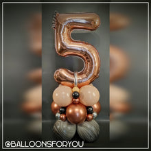 Load image into Gallery viewer, Single Number Stack - ROSE GOLD