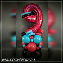 Load image into Gallery viewer, THEMED Number Stack - PINK TIK TOK Age 1-9