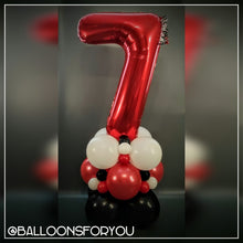 Load image into Gallery viewer, Single Number Stack - RED