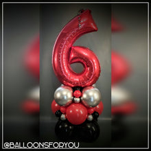 Load image into Gallery viewer, Single Number Stack - RED