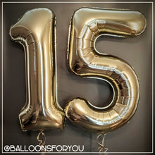 Load image into Gallery viewer, NEW! Giant Numbers - White Gold