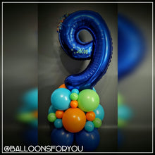 Load image into Gallery viewer, Single Number Stack - BLUE