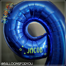 Load image into Gallery viewer, Single Number Stack - BLUE