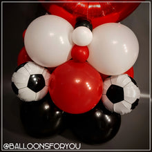 Load image into Gallery viewer, THEMED Single Number Stack - FOOTBALL RED