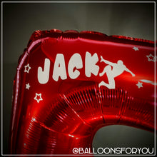 Load image into Gallery viewer, THEMED Single Number Stack - RED SPIDERMAN