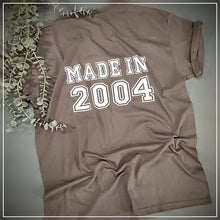 Load image into Gallery viewer, Mens / Unisex Adult "MADE IN..." T-Shirt CHARCOAL
