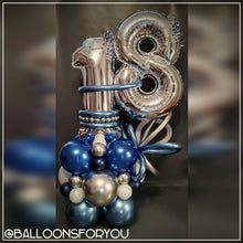 Load image into Gallery viewer, Double Number Stack - SILVER Age 10 upwards