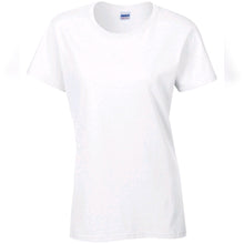 Load image into Gallery viewer, Ladies Adult Personalised T-Shirt WHITE