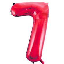 Load image into Gallery viewer, THEMED Single Number Stack - FOOTBALL RED