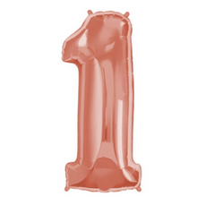 Load image into Gallery viewer, Single Number Stack - ROSE GOLD