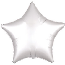 Load image into Gallery viewer, Stars FIVE Balloon Cluster - VARIOUS COLOURS - Personalised STANDARD colour lettering