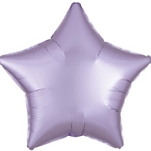 Load image into Gallery viewer, Stars & Hearts FIVE Balloon Cluster - VARIOUS COLOURS - Personalised STANDARD colour lettering