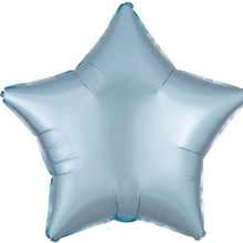 Load image into Gallery viewer, Stars FIVE Balloon Cluster - VARIOUS COLOURS - Personalised STANDARD colour lettering