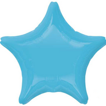 Load image into Gallery viewer, Stars FIVE Balloon Cluster - VARIOUS COLOURS - Personalised STANDARD colour lettering