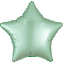 Load image into Gallery viewer, Stars FIVE Balloon Cluster - VARIOUS COLOURS - Personalised STANDARD colour lettering