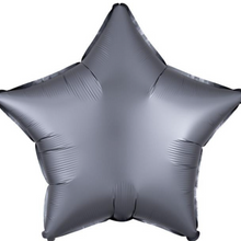 Load image into Gallery viewer, Stars FIVE Balloon Cluster - VARIOUS COLOURS - Personalised STANDARD colour lettering