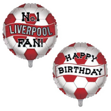 Load image into Gallery viewer, Football Liverpool Foil Helium Balloon 18"