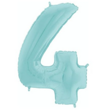 Load image into Gallery viewer, Jumbo Numbers - Pastel Blue (Teal)