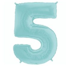 Load image into Gallery viewer, Jumbo Numbers - Pastel Blue (Teal)